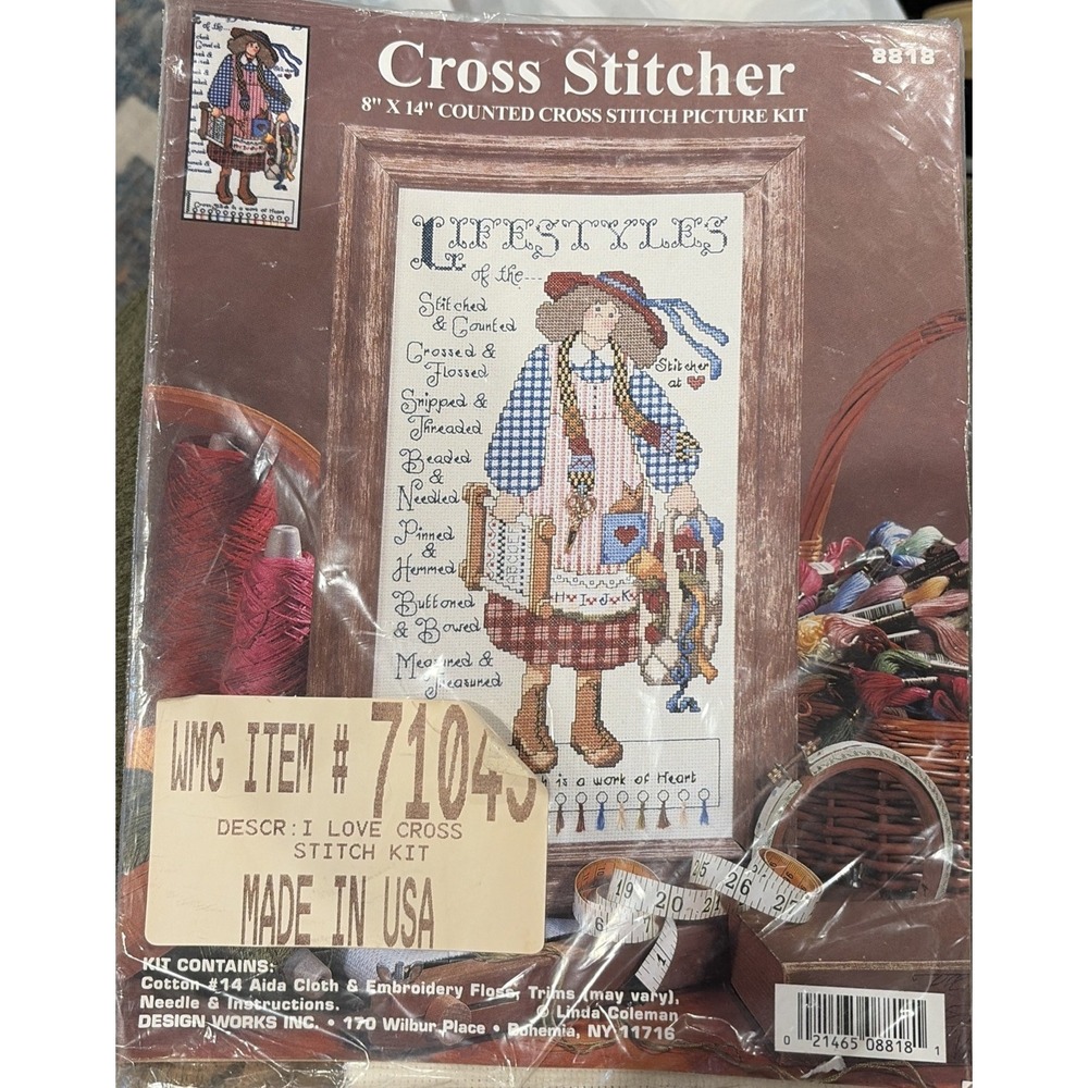 Design Works #8818 - Cross Stitcher - Counted Cross Stitch Kit
